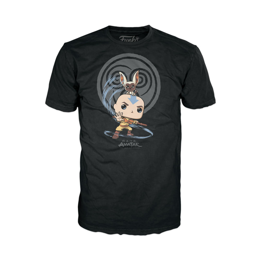 Funko Pop! & Tee: Avatar - Element Bending - (XL) - Avatar: the Last Airbender - T-Shirt - Clothes with Collectable Vinyl Figure - Gift Idea - Toys and Short Sleeve Top for Adults Unisex Men FUNKO
