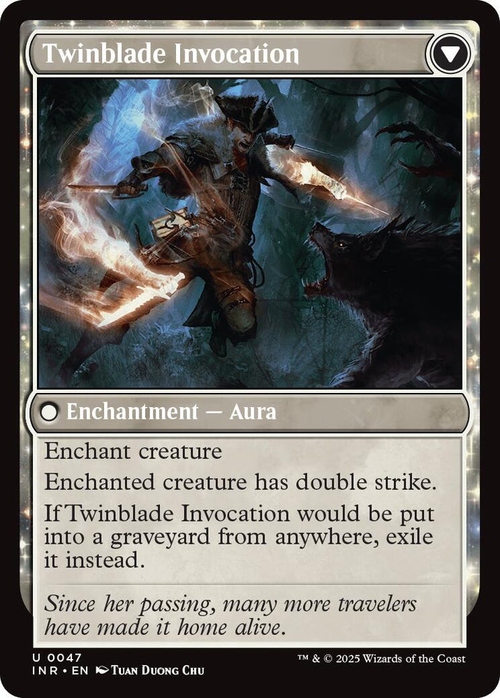 Twinblade Geist // Twinblade Invocation [Innistrad Remastered] Magic: The Gathering