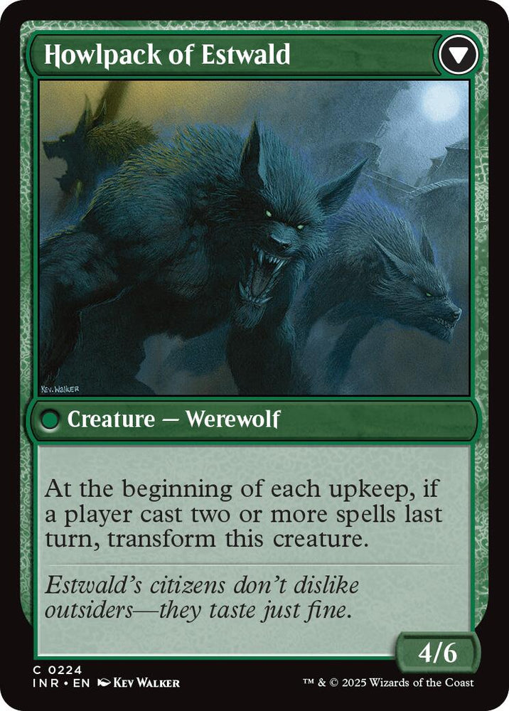 Villagers of Estwald // Howlpack of Estwald [Innistrad Remastered] Magic: The Gathering