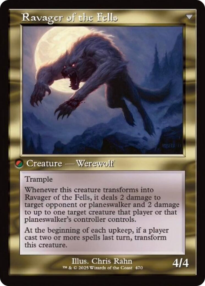 Huntmaster of the Fells // Ravager of the Fells (Retro Frame) [Innistrad Remastered] Magic: The Gathering