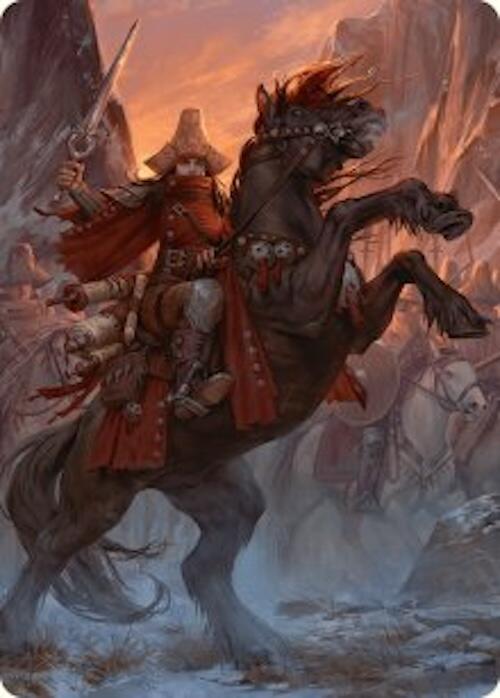 Zealous Conscripts Art Card [Innistrad Remastered Art Series] Magic: The Gathering