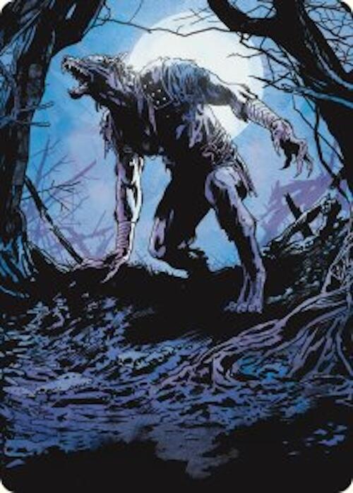 Krallenhorde Howler Art Card [Innistrad Remastered Art Series] Magic: The Gathering