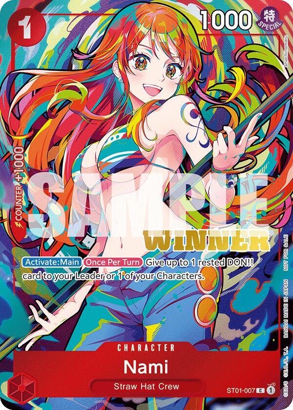 Nami (2025 New Year Event) [Winner] [One Piece Promotion Cards] Bandai