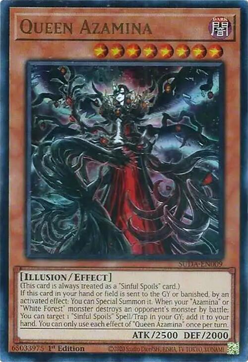 Queen Azamina [SUDA-EN009] Ultra Rare Yu-Gi-Oh!