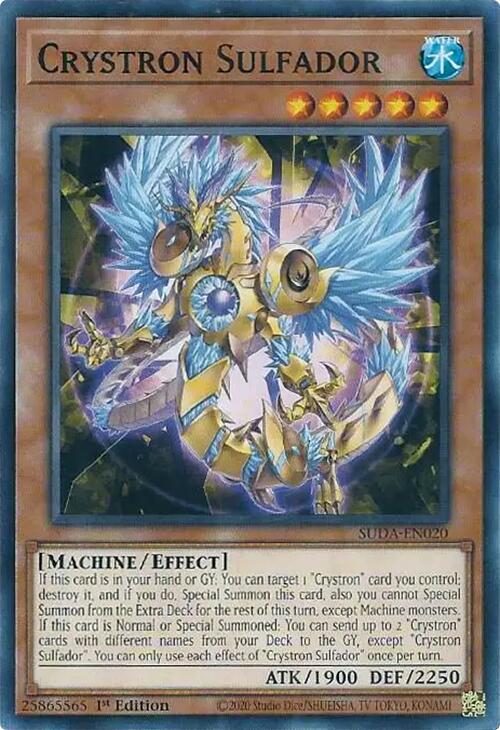Crystron Sulfador [SUDA-EN020] Common Yu-Gi-Oh!