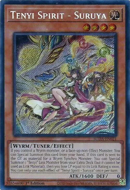 Tenyi Spirit - Suruya [SUDA-EN021] Secret Rare Yu-Gi-Oh!
