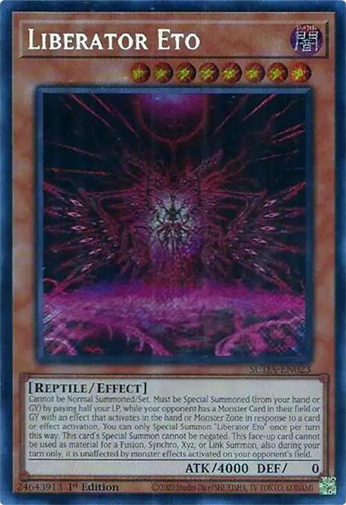 Liberator Eto [SUDA-EN023] Secret Rare Yu-Gi-Oh!