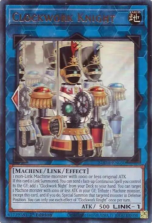 Clockwork Knight [SUDA-EN050] Ultra Rare Yu-Gi-Oh!