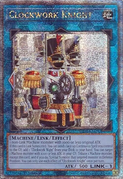 Clockwork Knight (Quarter Century Secret Rare) [SUDA-EN050] Quarter Century Secret Rare Yu-Gi-Oh!