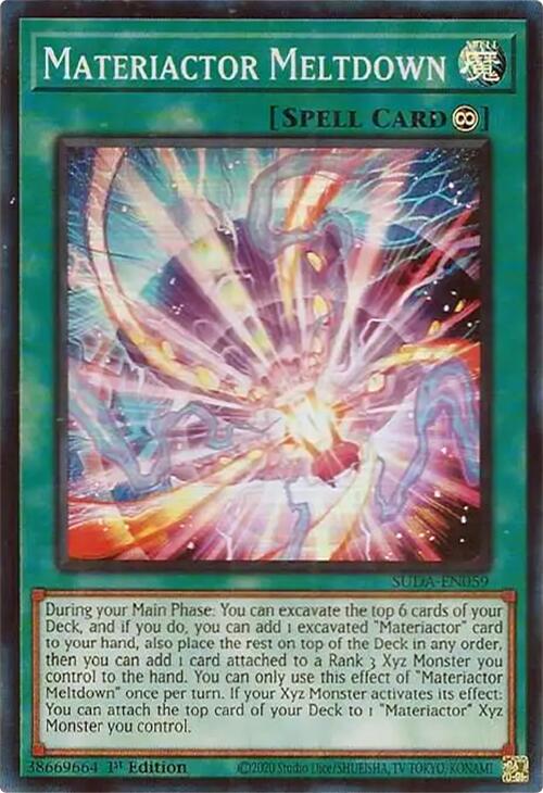 Materiactor Meltdown [SUDA-EN059] Super Rare Yu-Gi-Oh!