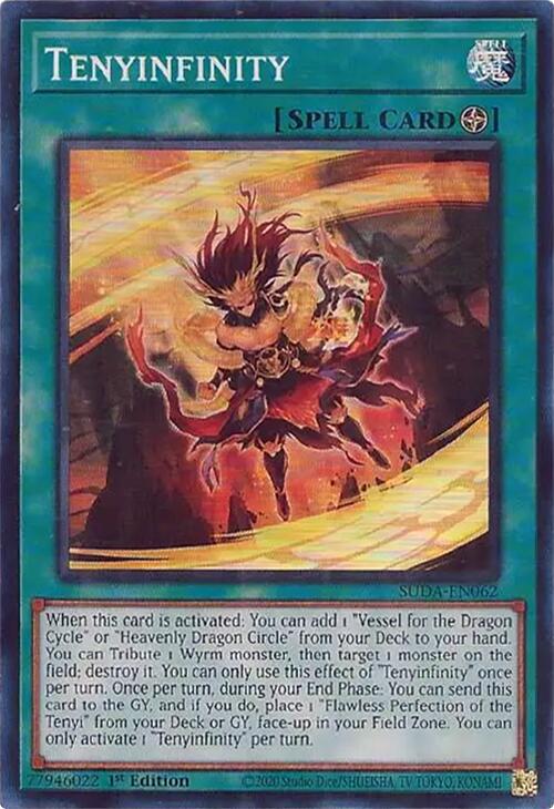 Tenyinfinity [SUDA-EN062] Super Rare Yu-Gi-Oh!
