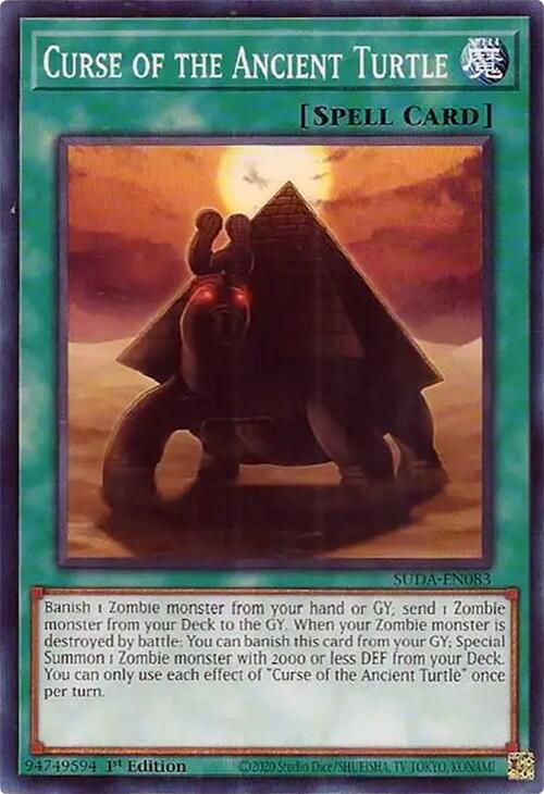 Curse of the Ancient Turtle [SUDA-EN083] Common Yu-Gi-Oh!