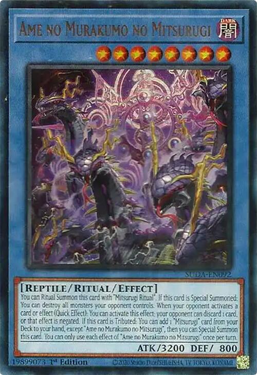 Ame no Murakumo no Mitsurugi [SUDA-EN092] Ultra Rare Yu-Gi-Oh!