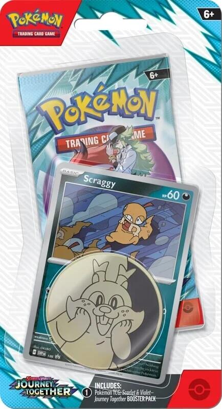 Scarlet & Violet: Journey Together - Single Pack Blister (Scraggy) Pokémon