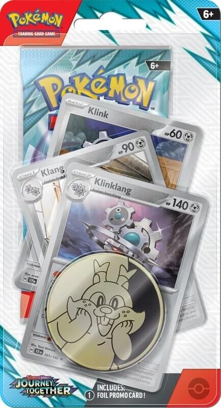 Scarlet & Violet: Journey Together - Premium Checklane Blister (Klinklang) Pokémon