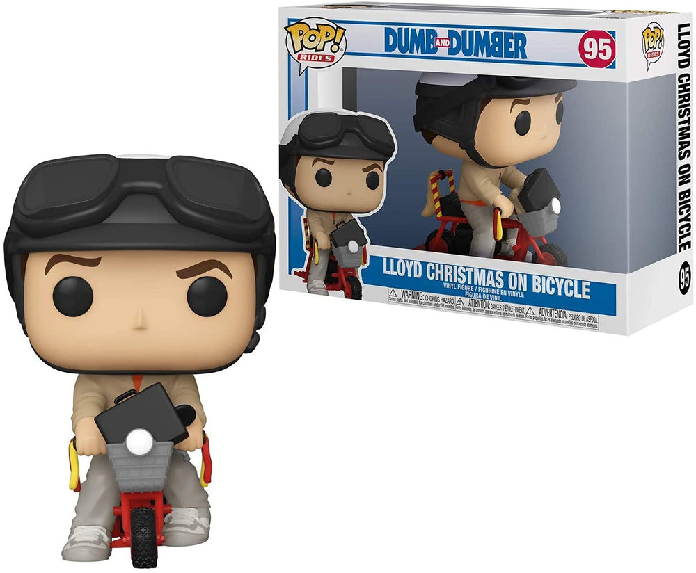 Funko Pop! Ride: Dumb & Dumber - Lloyd with Bicycle Vinyl Figure FUNKO