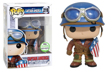 Funko Pop! Marvel #219 Captain America: The First Avenger Captain America (2017 Spring Convention Exclusive) FUNKO
