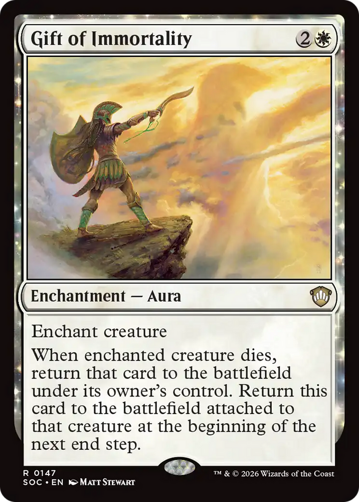 Gift of Immortality [Secrets of Strixhaven Commander] Magic: The Gathering