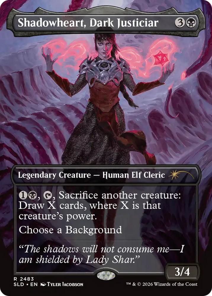 Shadowheart, Dark Justiciar [Secret Lair Drop Series] Magic: The Gathering