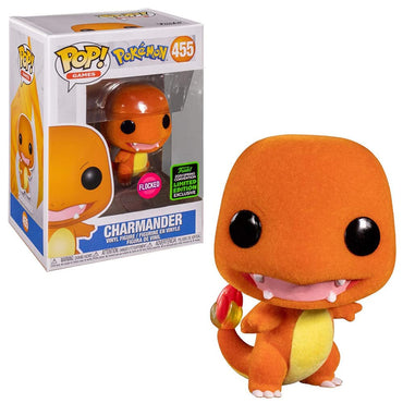 POP 2020 ECCC Shared Exclusive 455 Charmander (Flocked) FUNKO