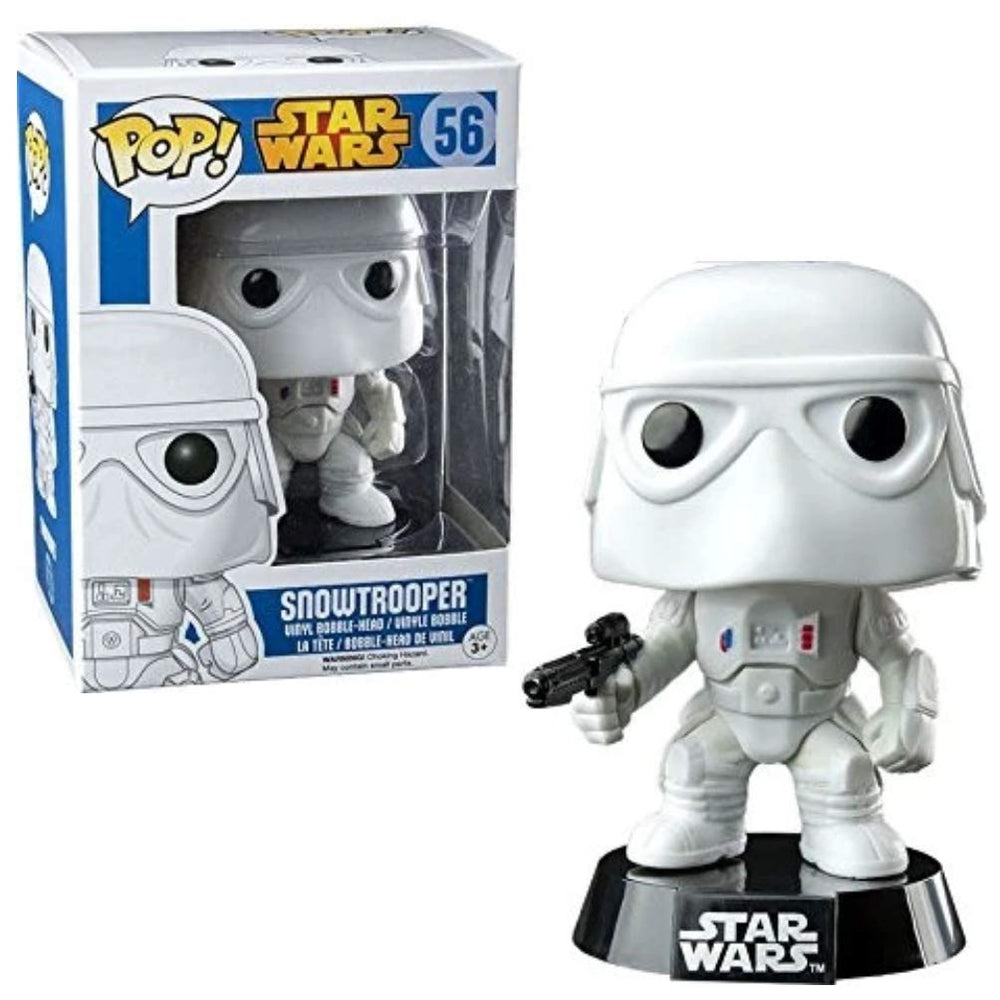Funko 019150 Pop Star Wars Snowtrooper 56 Vinyl Bobble Head Figure, 10 cm FUNKO