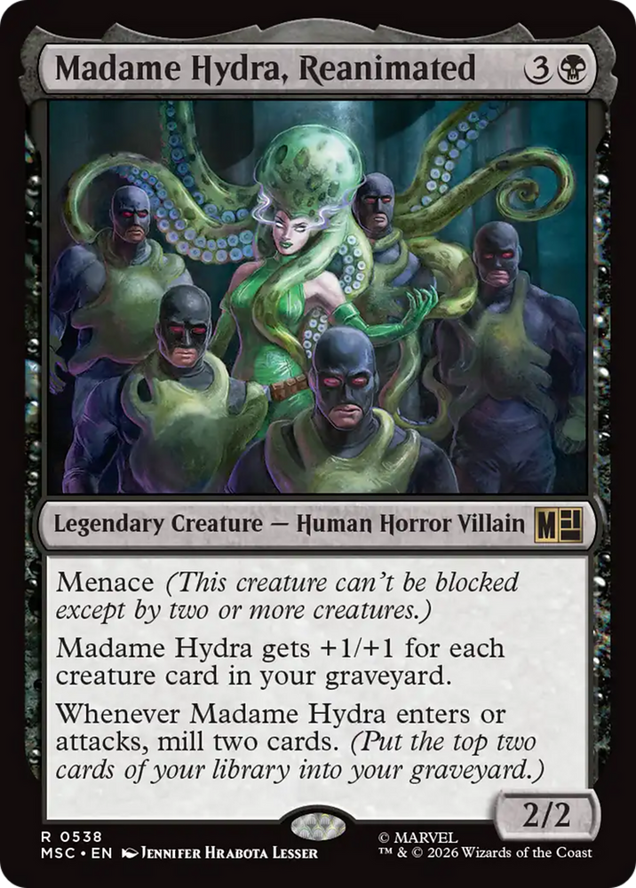 Madame Hydra, Reanimated [Marvel Super Heroes Commander] Magic: The Gathering