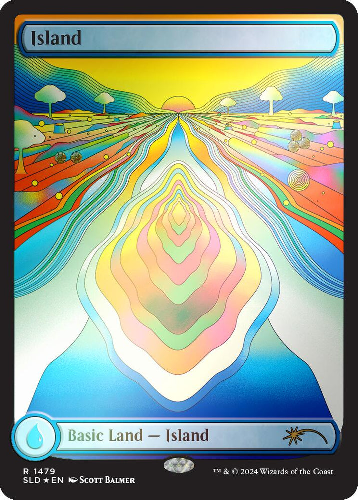 Island (1479) (Rainbow Foil) [Secret Lair Drop Series] Magic: The Gathering