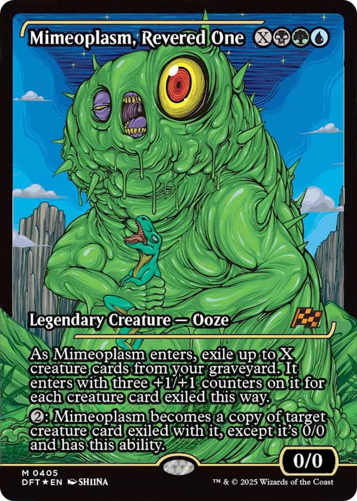 Mimeoplasm, Revered One (Showcase) (Japanese) [Aetherdrift] Magic: The Gathering