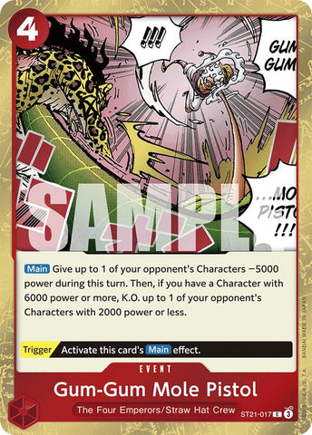 Gum-Gum Mole Pistol [Starter Deck EX: Gear 5] Bandai