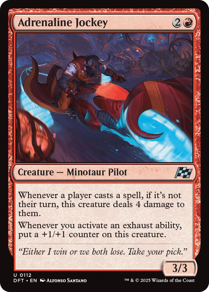 Adrenaline Jockey [Aetherdrift] Magic: The Gathering