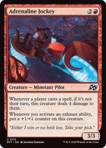 Adrenaline Jockey [Aetherdrift] Magic: The Gathering