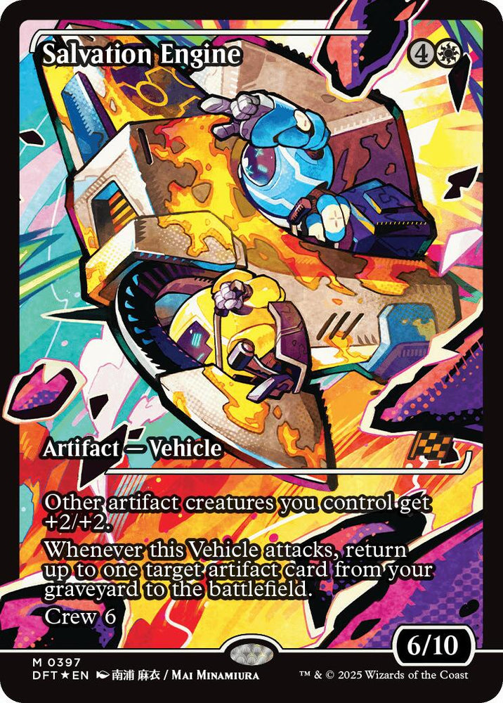 Salvation Engine (Showcase) (Japanese) [Aetherdrift] Magic: The Gathering