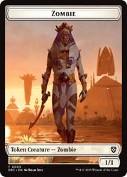Shapeshifter // Zombie (0003) Double-Sided Token [Aetherdrift Tokens] Magic: The Gathering