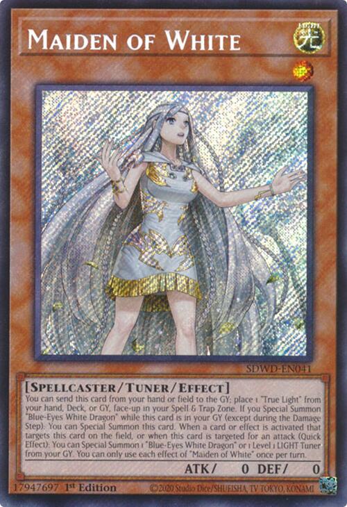 Maiden of White (Secret Rare) [SDWD-EN041] Secret Rare Yu-Gi-Oh!
