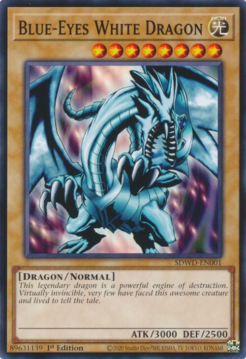Blue-Eyes White Dragon [SDWD-EN001] Common Yu-Gi-Oh!