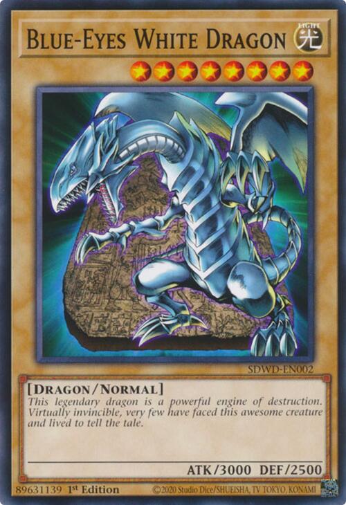 Blue-Eyes White Dragon [SDWD-EN002] Common Yu-Gi-Oh!