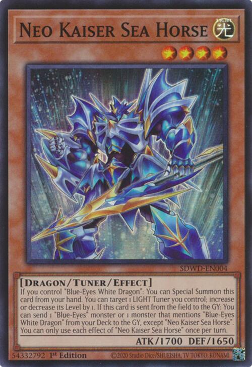 Neo Kaiser Sea Horse [SDWD-EN004] Super Rare Yu-Gi-Oh!