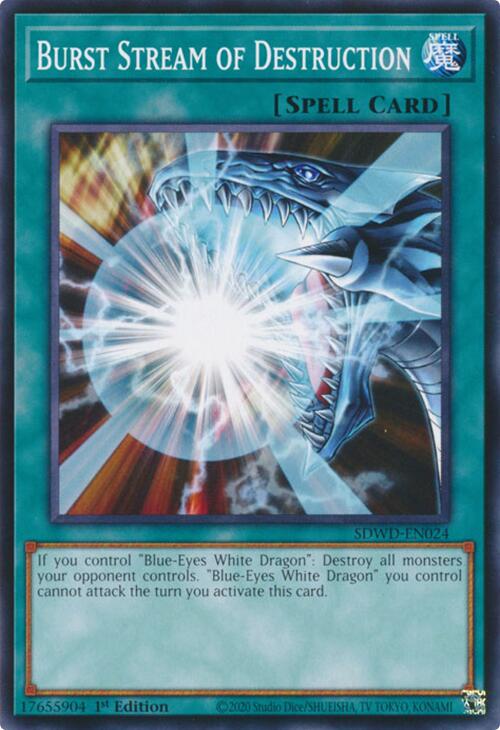 Burst Stream of Destruction [SDWD-EN024] Common Yu-Gi-Oh!