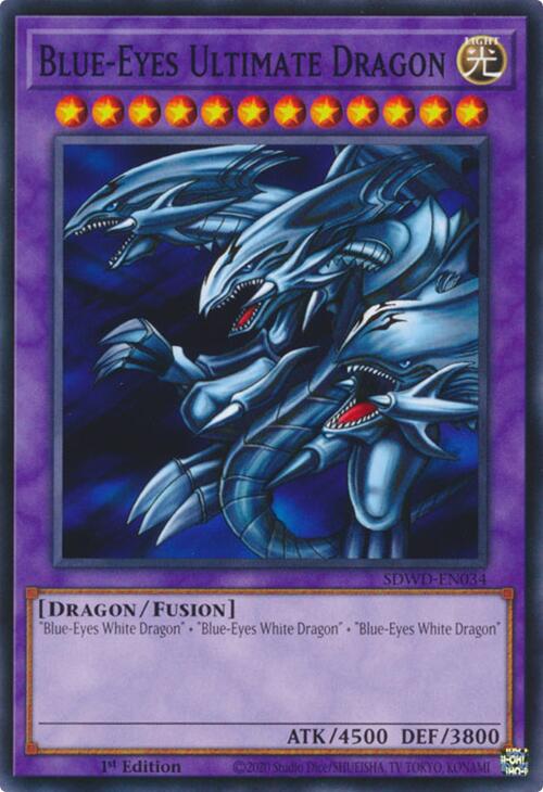 Blue-Eyes Ultimate Dragon [SDWD-EN034] Common Yu-Gi-Oh!