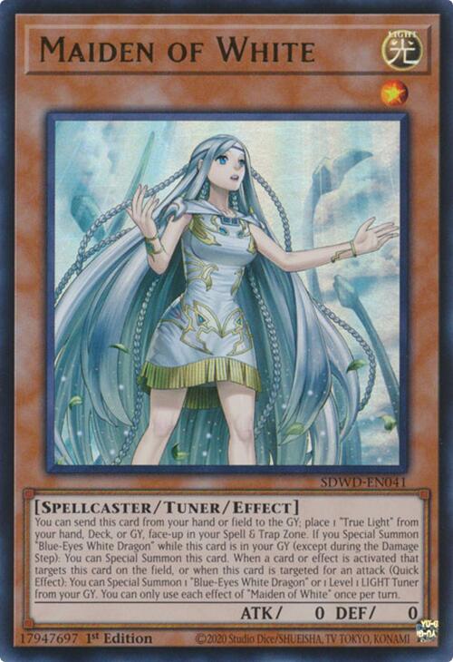 Maiden of White [SDWD-EN041] Ultra Rare Yu-Gi-Oh!