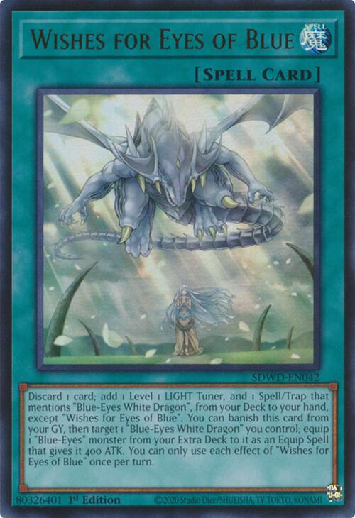 Wishes for Eyes of Blue [SDWD-EN042] Ultra Rare Yu-Gi-Oh!