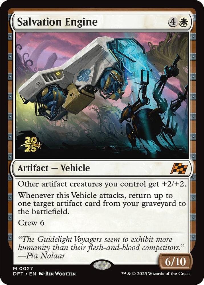 Salvation Engine [Aetherdrift Prerelease Promos] Magic: The Gathering
