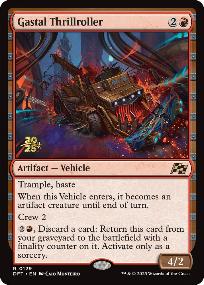 Gastal Thrillroller [Aetherdrift Prerelease Promos] Magic: The Gathering