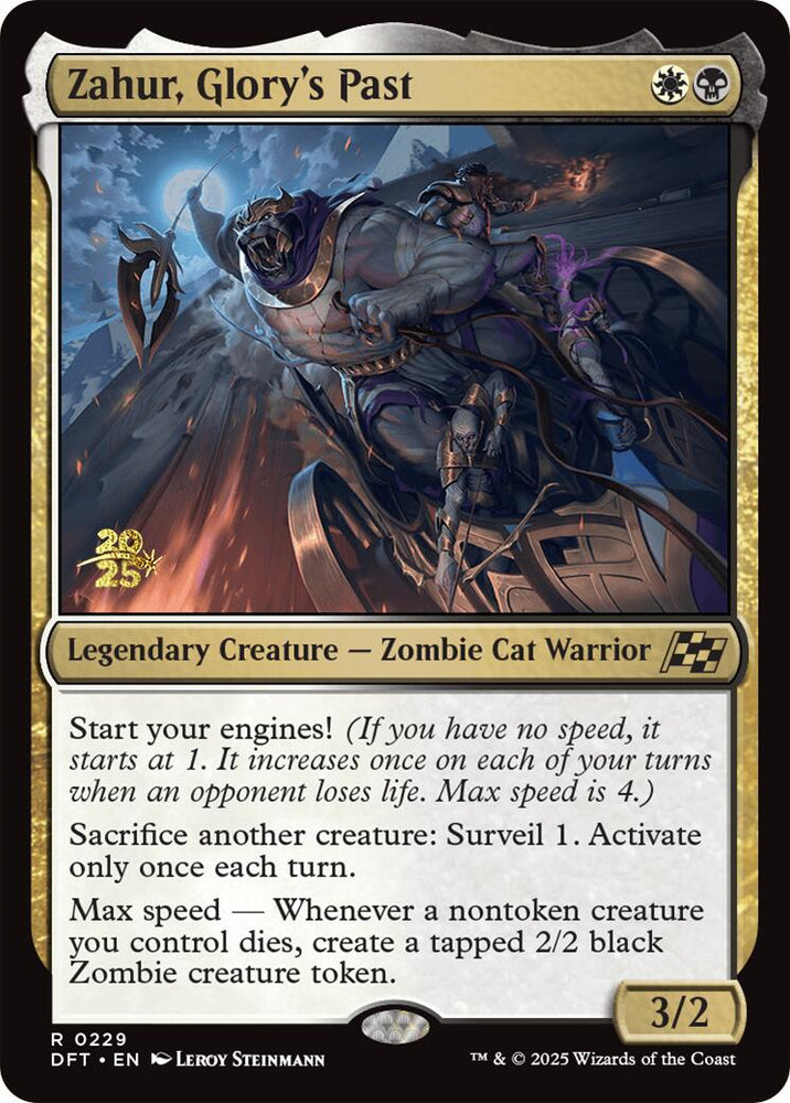 Zahur, Glory's Past [Aetherdrift Prerelease Promos] Magic: The Gathering