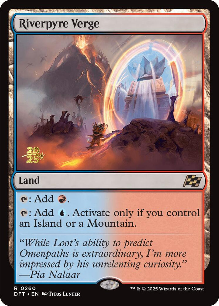 Riverpyre Verge [Aetherdrift Prerelease Promos] Magic: The Gathering