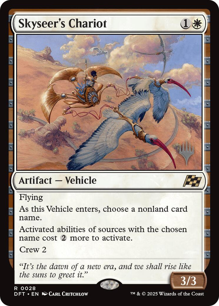 Skyseer's Chariot (Promo Pack) [Aetherdrift Promos] Magic: The Gathering