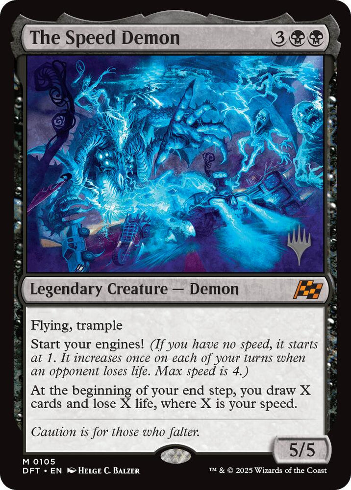 The Speed Demon (Promo Pack) [Aetherdrift Promos] Magic: The Gathering