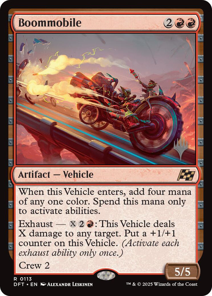 Boommobile (Promo Pack) [Aetherdrift Promos] Magic: The Gathering
