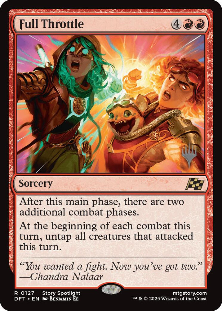 Full Throttle (Promo Pack) [Aetherdrift Promos] Magic: The Gathering