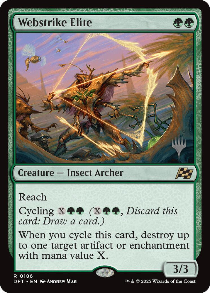 Webstrike Elite (Promo Pack) [Aetherdrift Promos] Magic: The Gathering